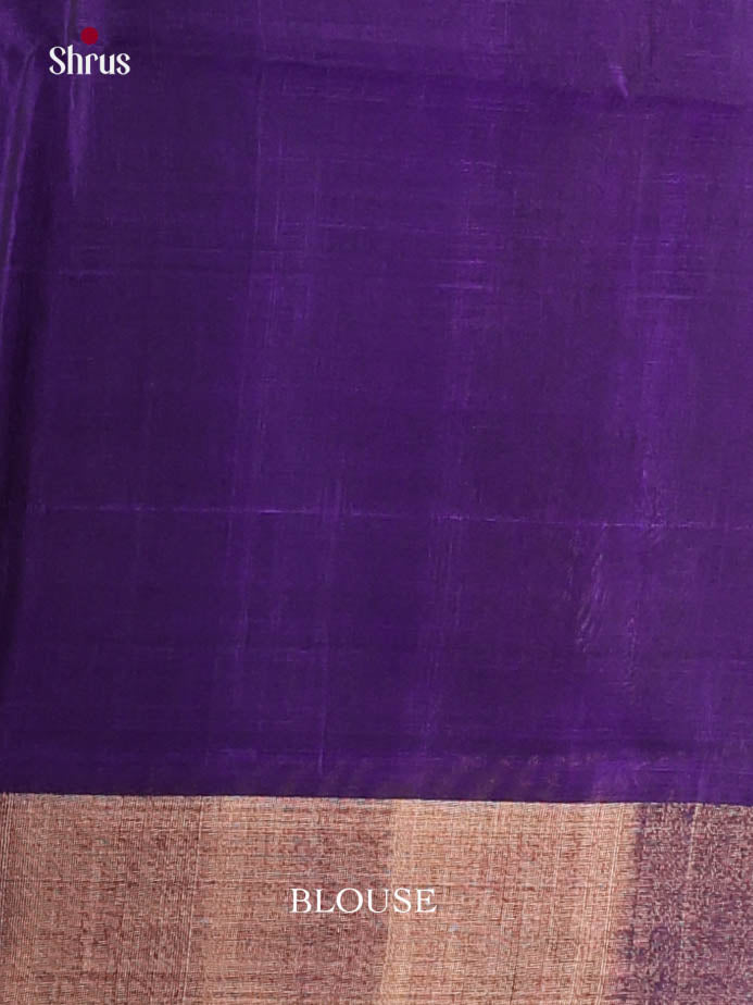 Orange & Blue- Pochampally sico Saree - Shop on Shrus.com
