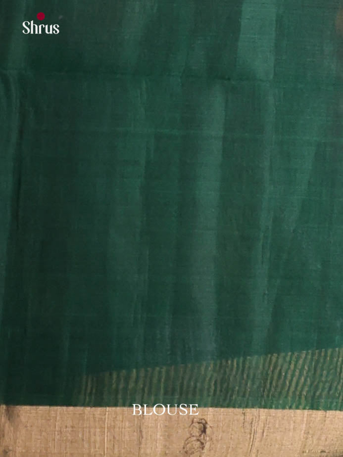 Maroon & Green - Pochampally sico Saree