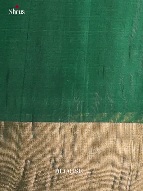 Maroon & Green - Pochampally sico Saree