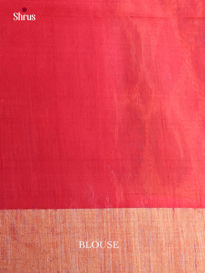 Green & Red- Pochampally sico Saree