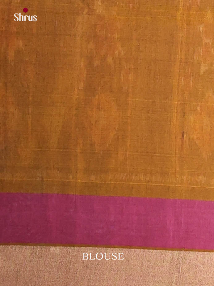 Red & Mehandi - Pochampally sico Saree - Shop on Shrus.com