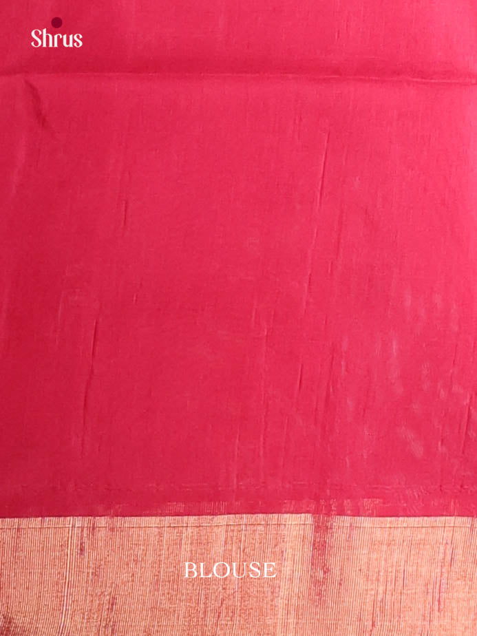 Black & Red - Pochampally sico Saree