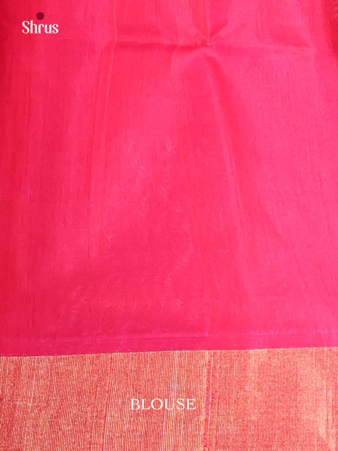 Blue & Pink - Pochampally sico Saree