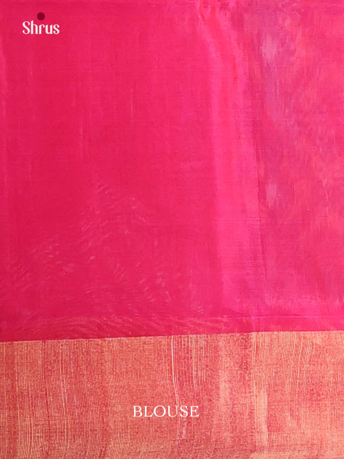 Dark Green & Pink - Pochampally sico Saree - Shop on Shrus.com