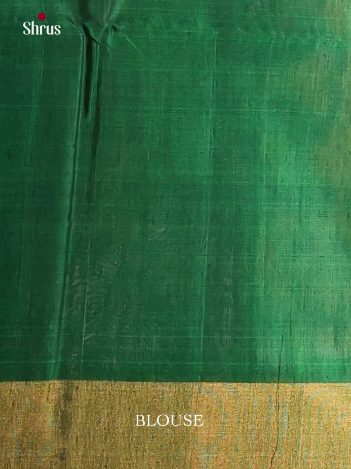 Grey & Green- Pochampally sico Saree - Shop on Shrus.com