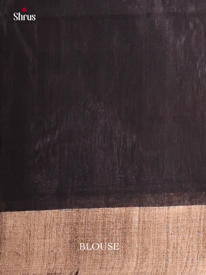 Grey & Black - Pochampally sico Saree - Shop on Shrus.com