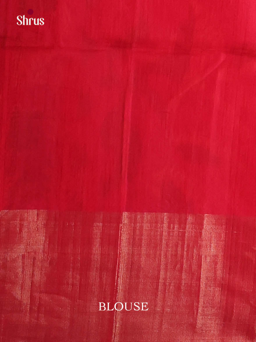 Dark Green & Red - Pochampally sico Saree - Shop on Shrus.com
