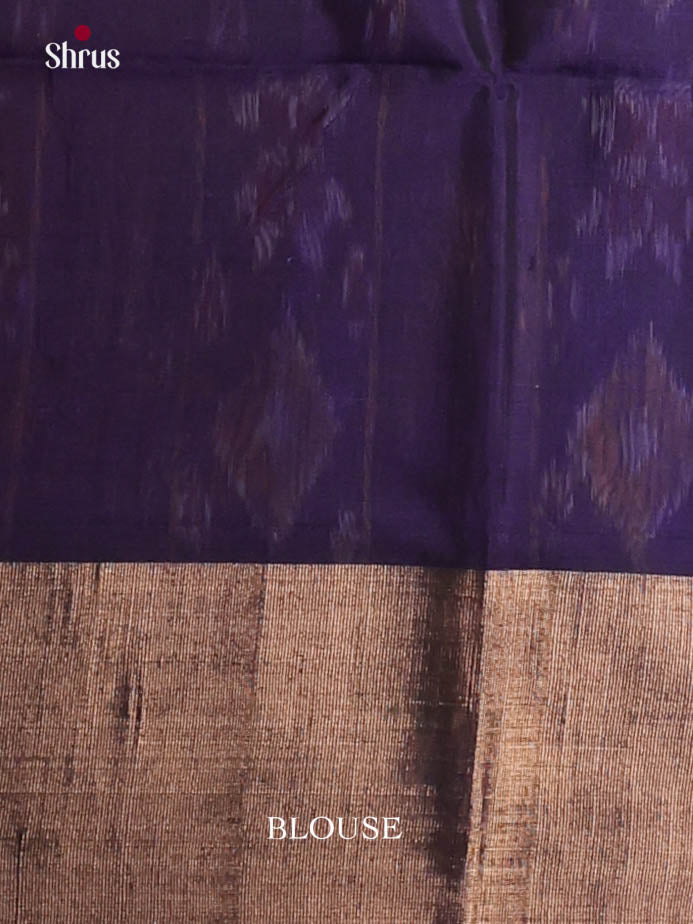 Red & Blue - Pochampally sico Saree - Shop on Shrus.com