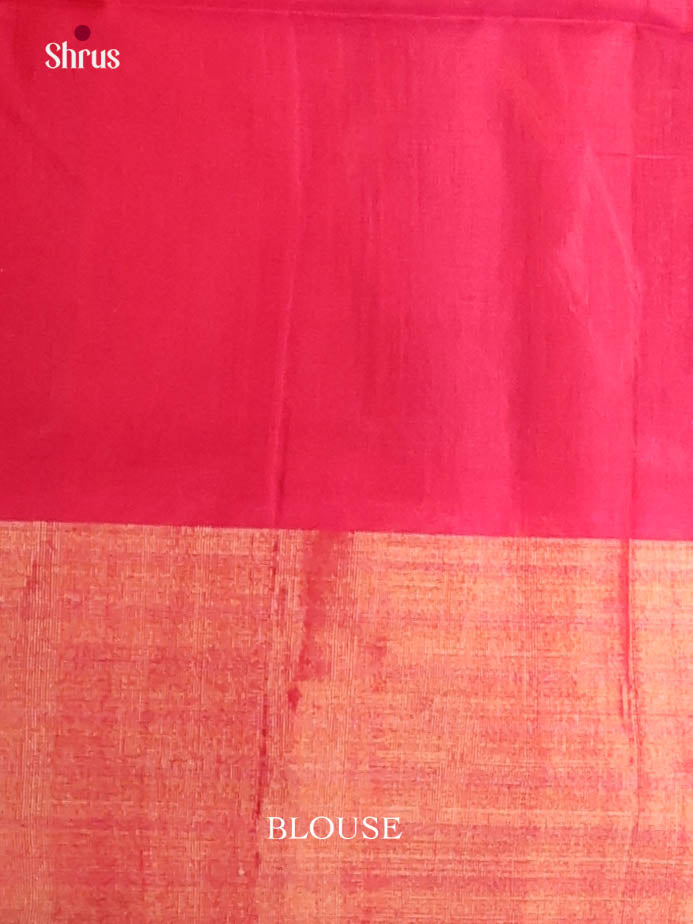 Black & Red - Pochampally sico Saree