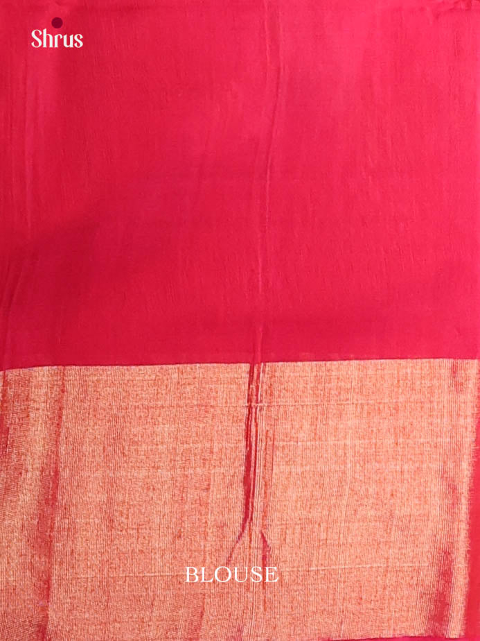 Black & Red- Pochampally sico Saree