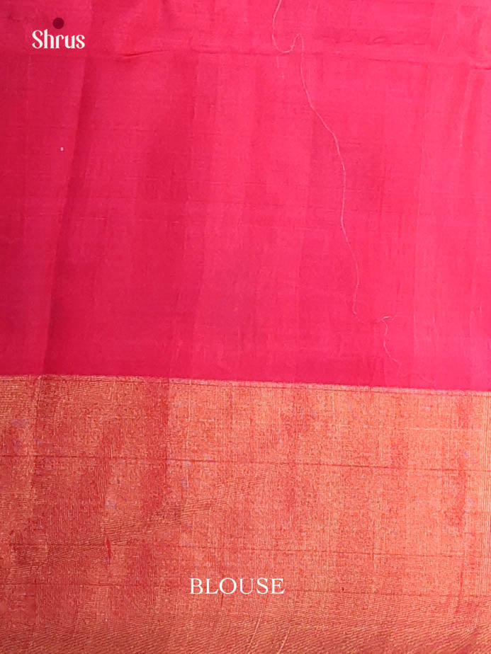 Green & Pink - Pochampally sico Saree