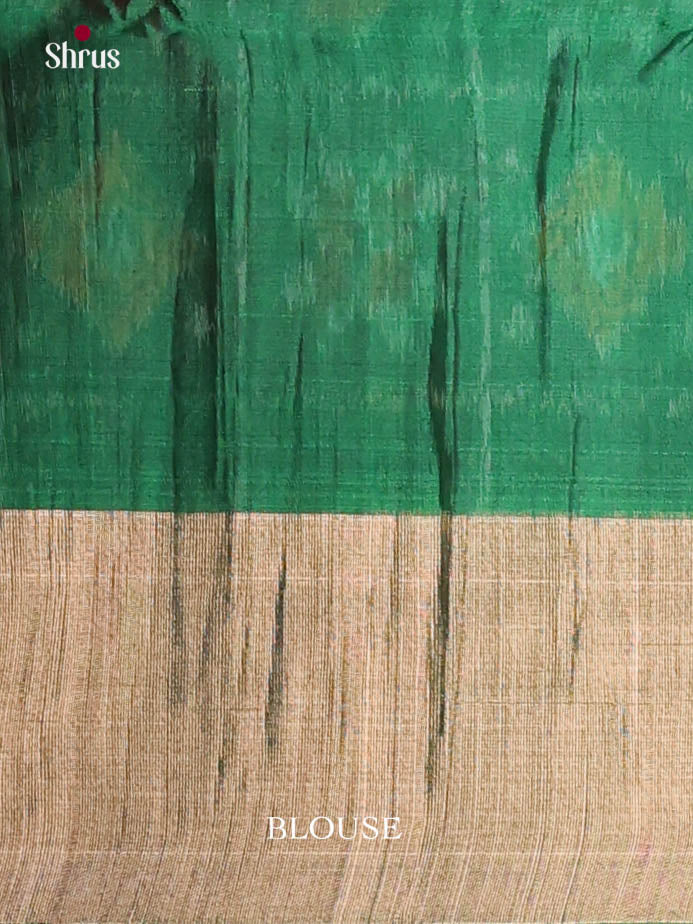 Pink & Green - Pochampally sico Saree - Shop on Shrus.com