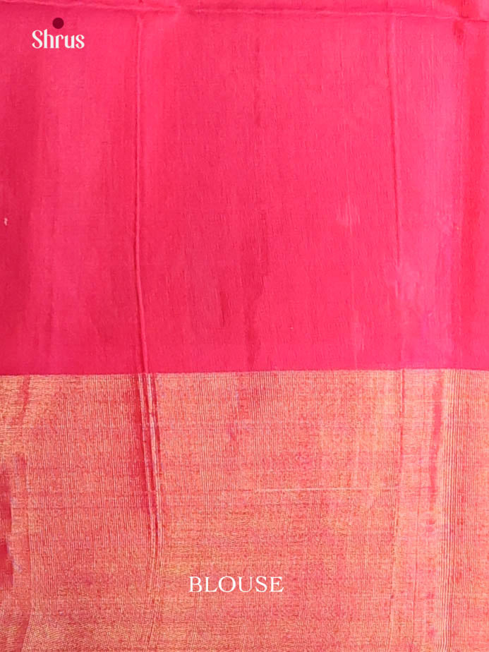 Green & Pink- Pochampally sico Saree