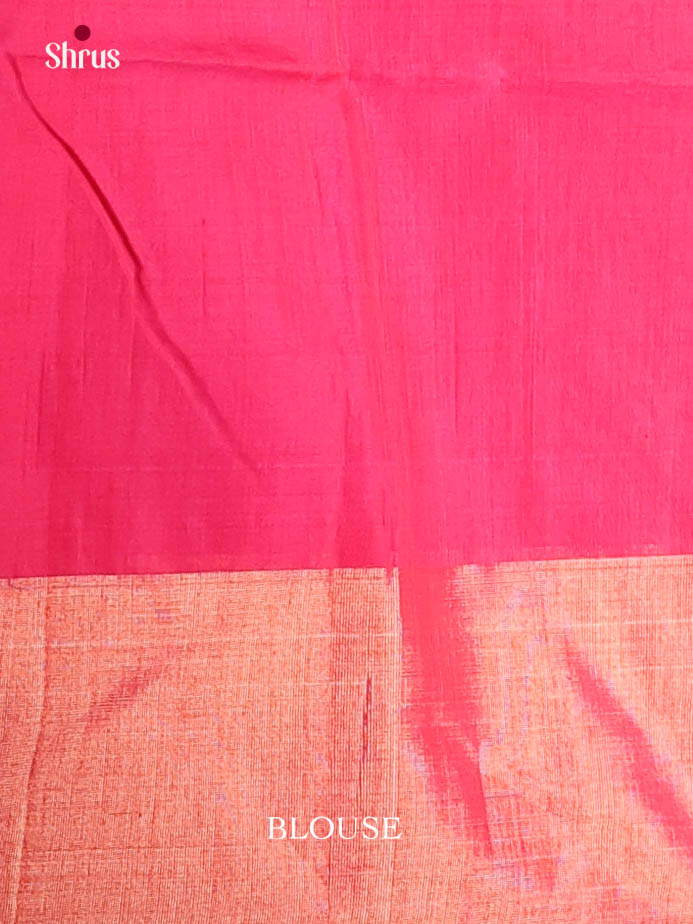 Black & Pink - Pochampally sico Saree