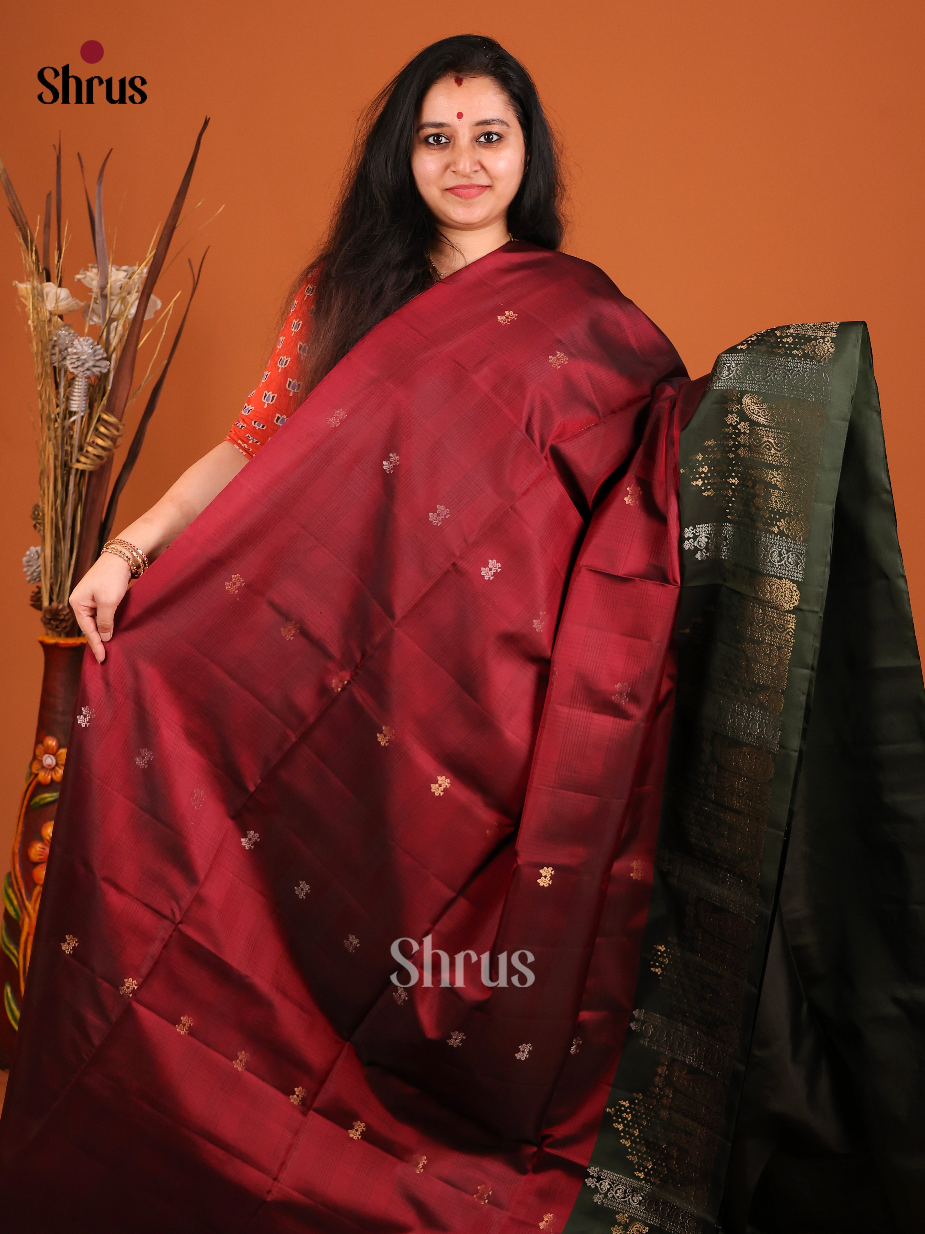 DIS16950 - Soft Silk (HR) Saree - Shop on Shrus.com