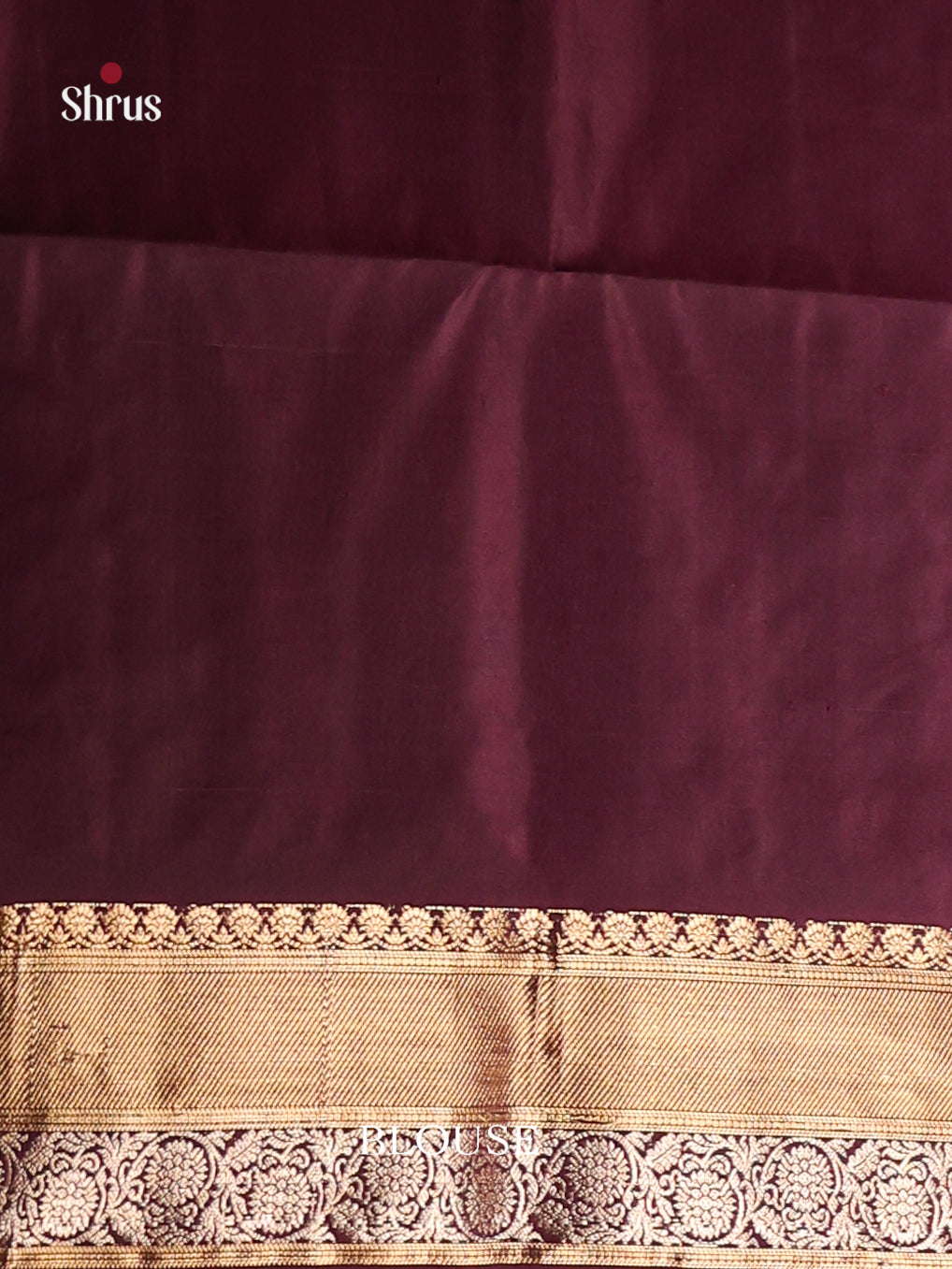 Opulent Green Soft Silk Saree with gold zari buttas, stripes & Maroon Brocade Pallu 2