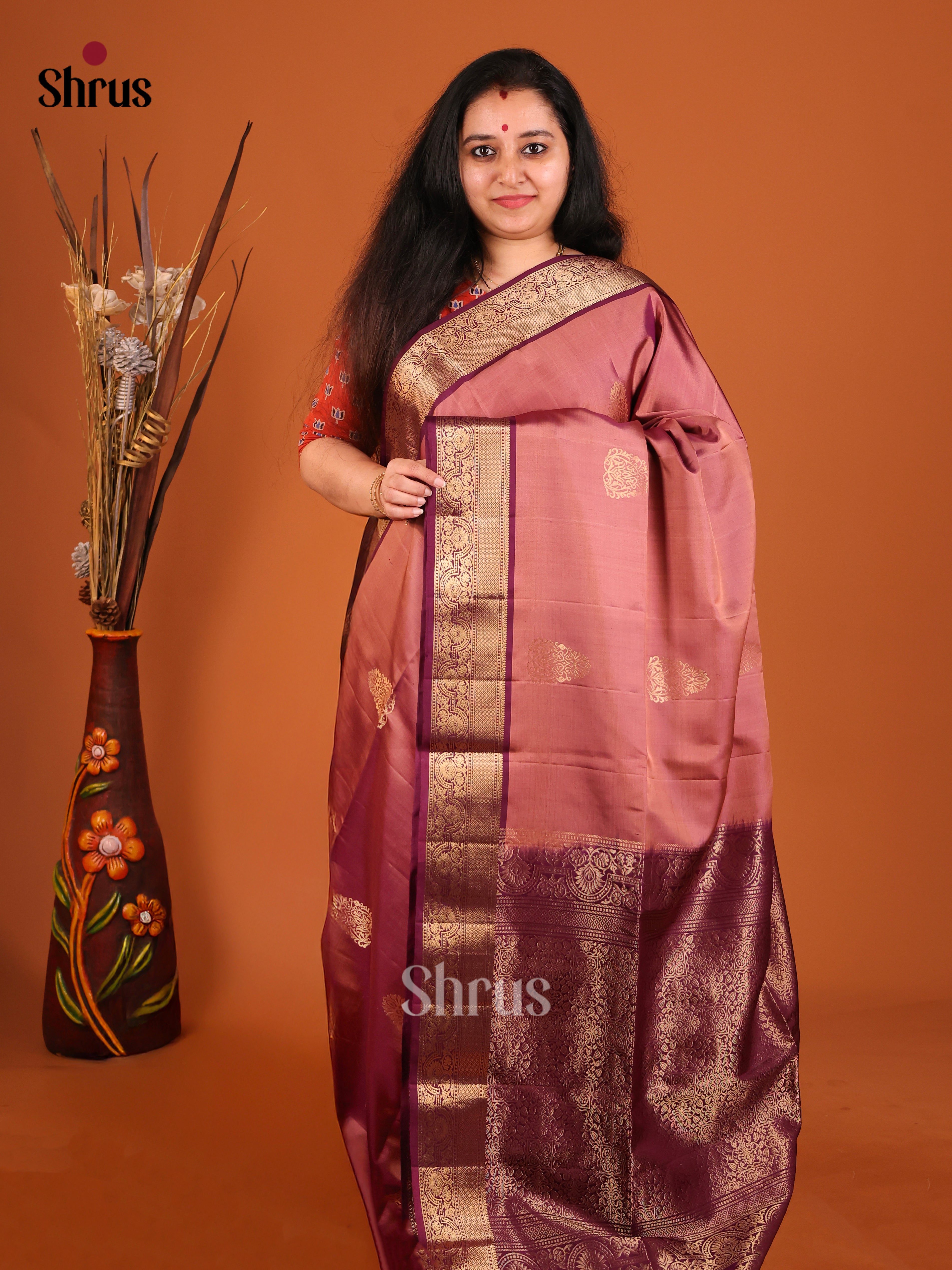 DIS16959 - Soft Silk (HR) Saree - Shop on Shrus.com