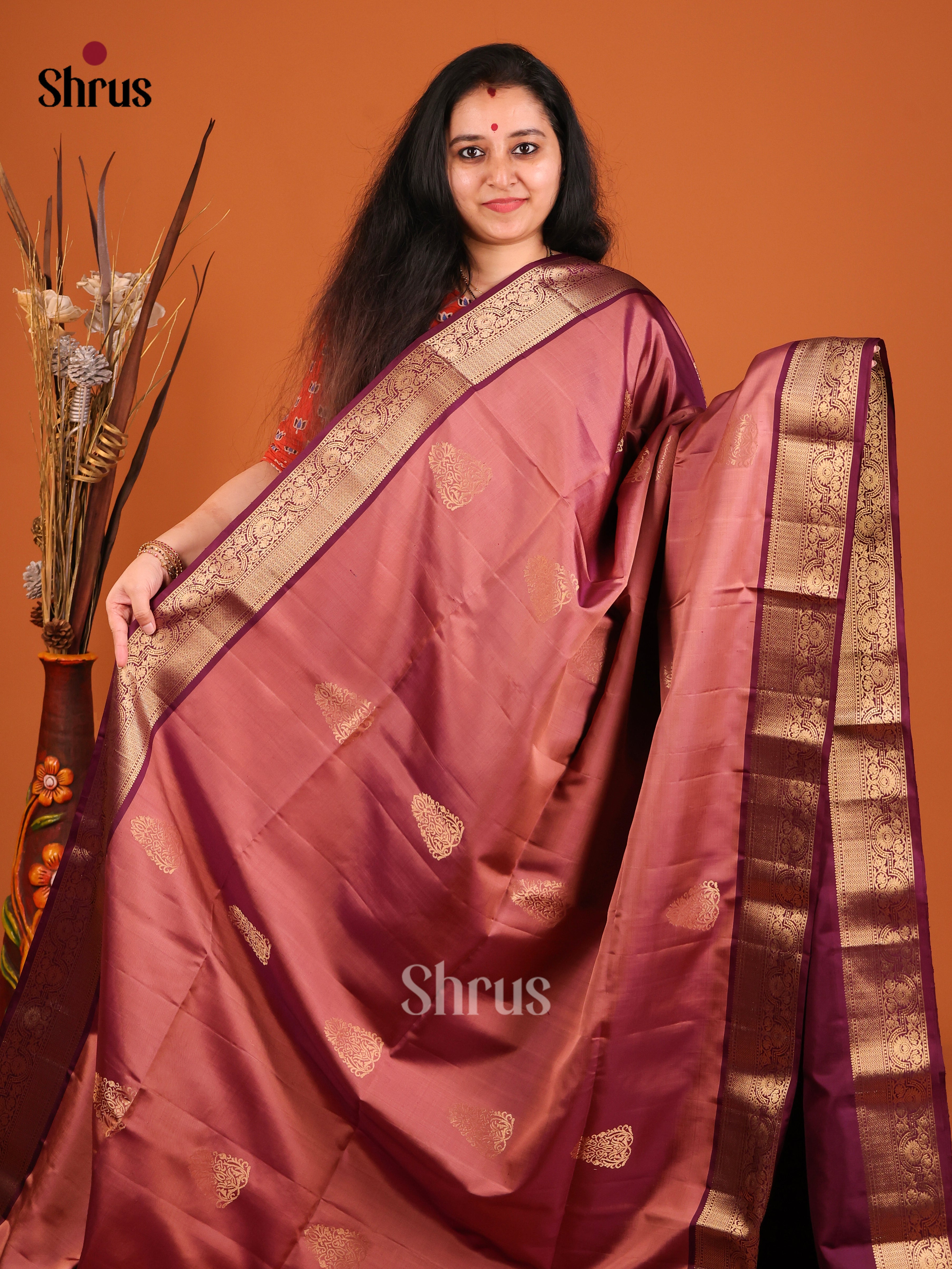 DIS16959 - Soft Silk (HR) Saree - Shop on Shrus.com