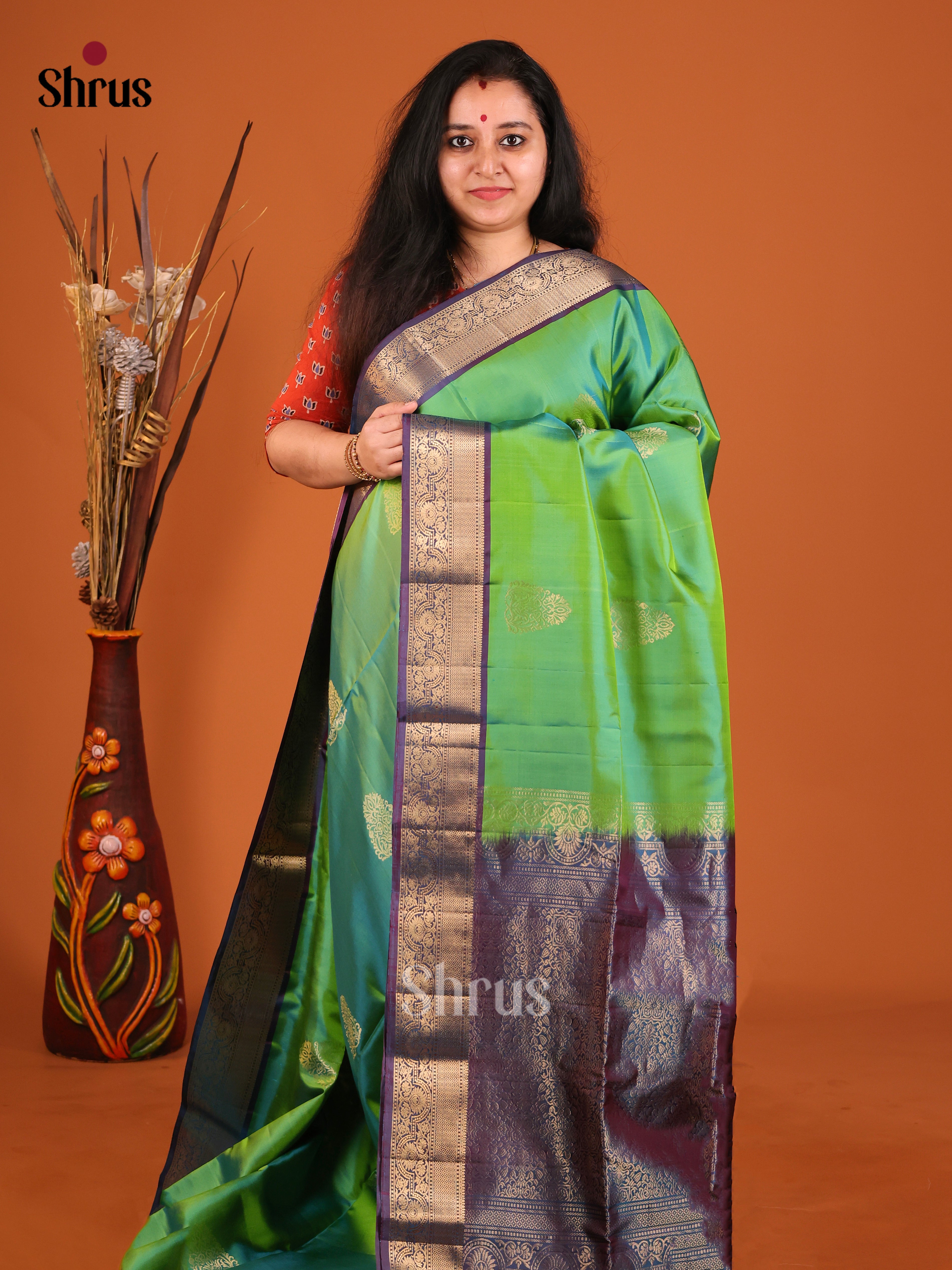 DIS16967 - Soft Silk (HR) Saree - Shop on Shrus.com