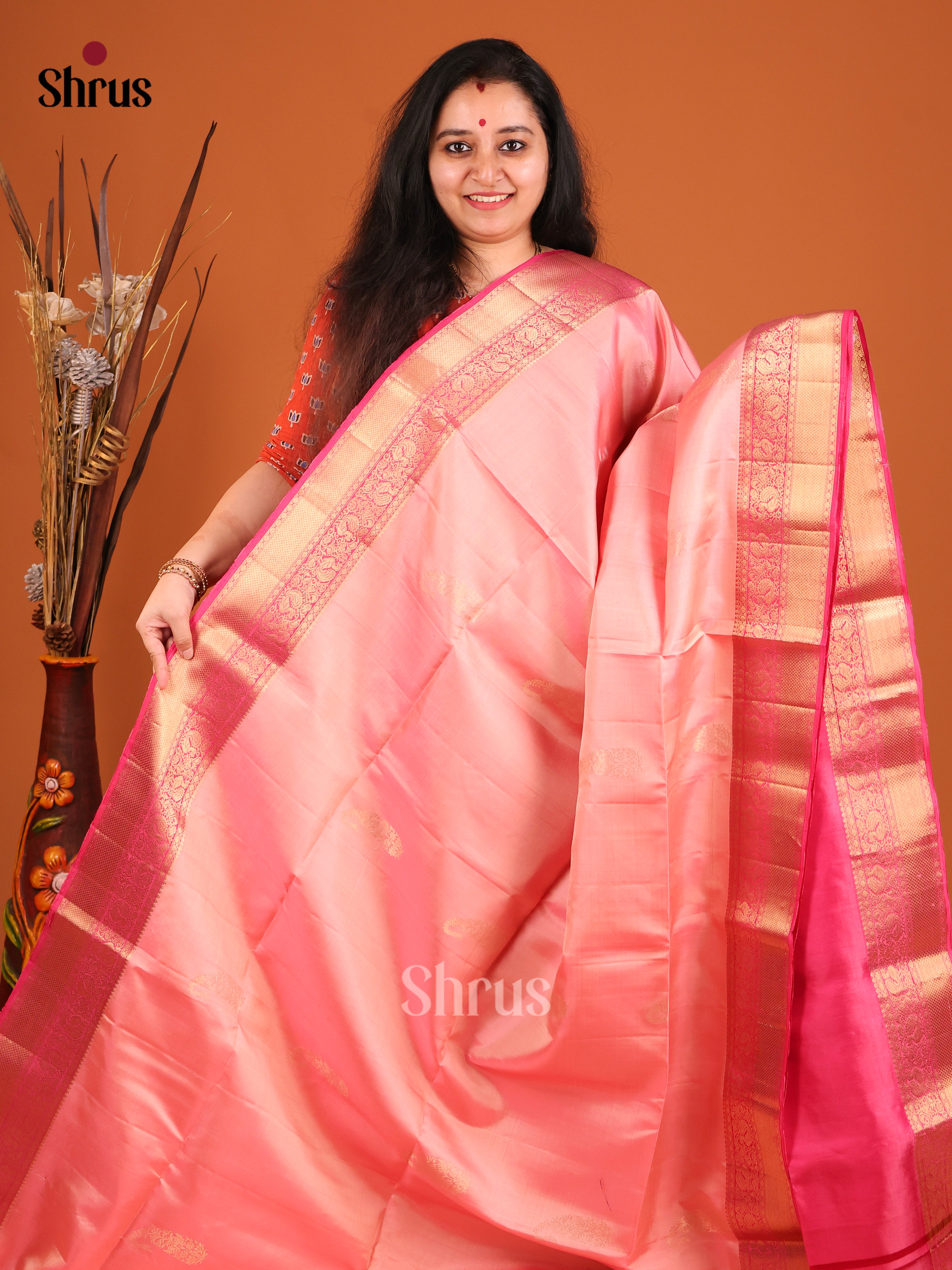 DIS16970 - Soft Silk (HR) Saree - Shop on Shrus.com