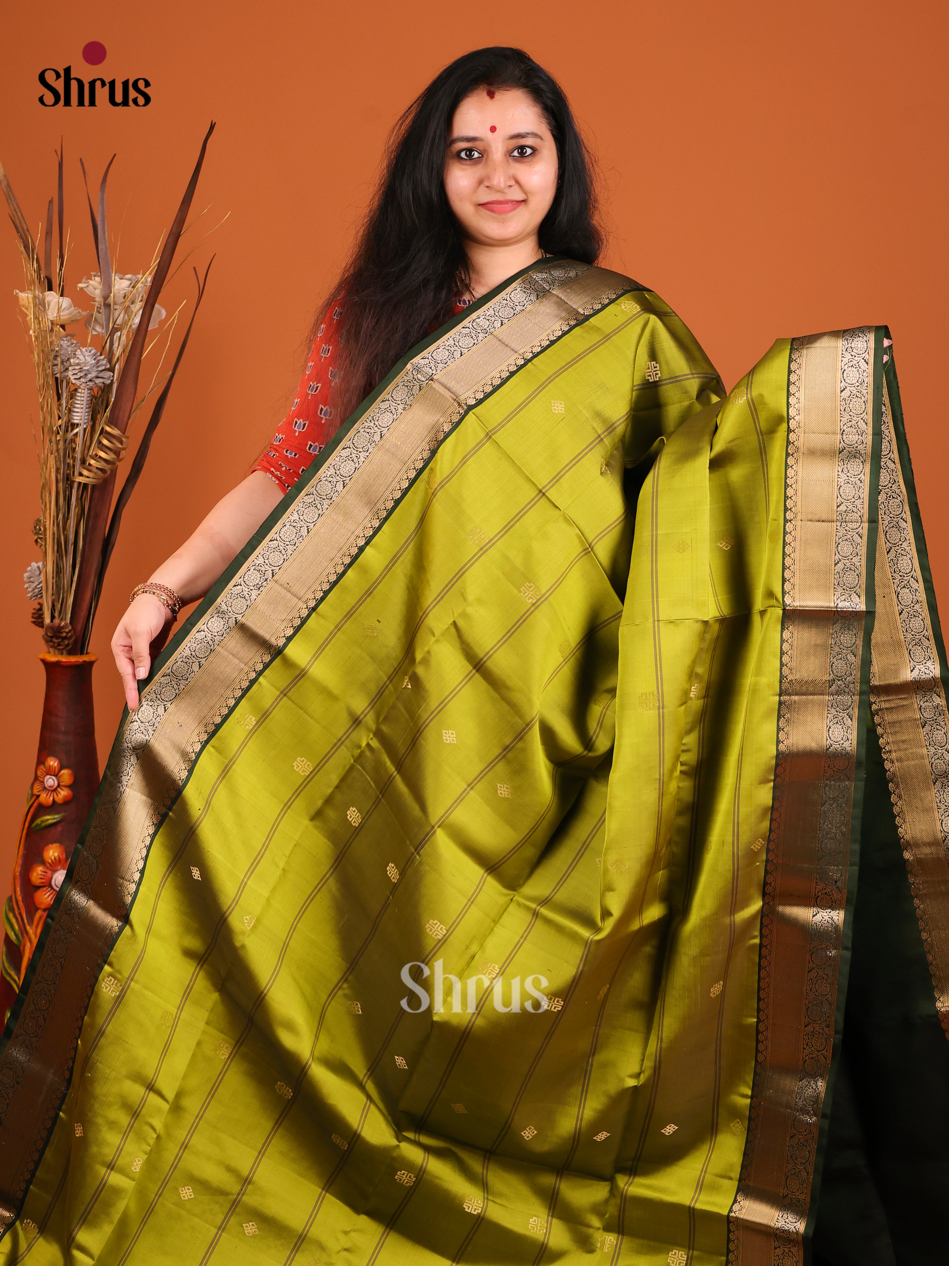 DIS16973 - Soft Silk (HR) Saree - Shop on Shrus.com