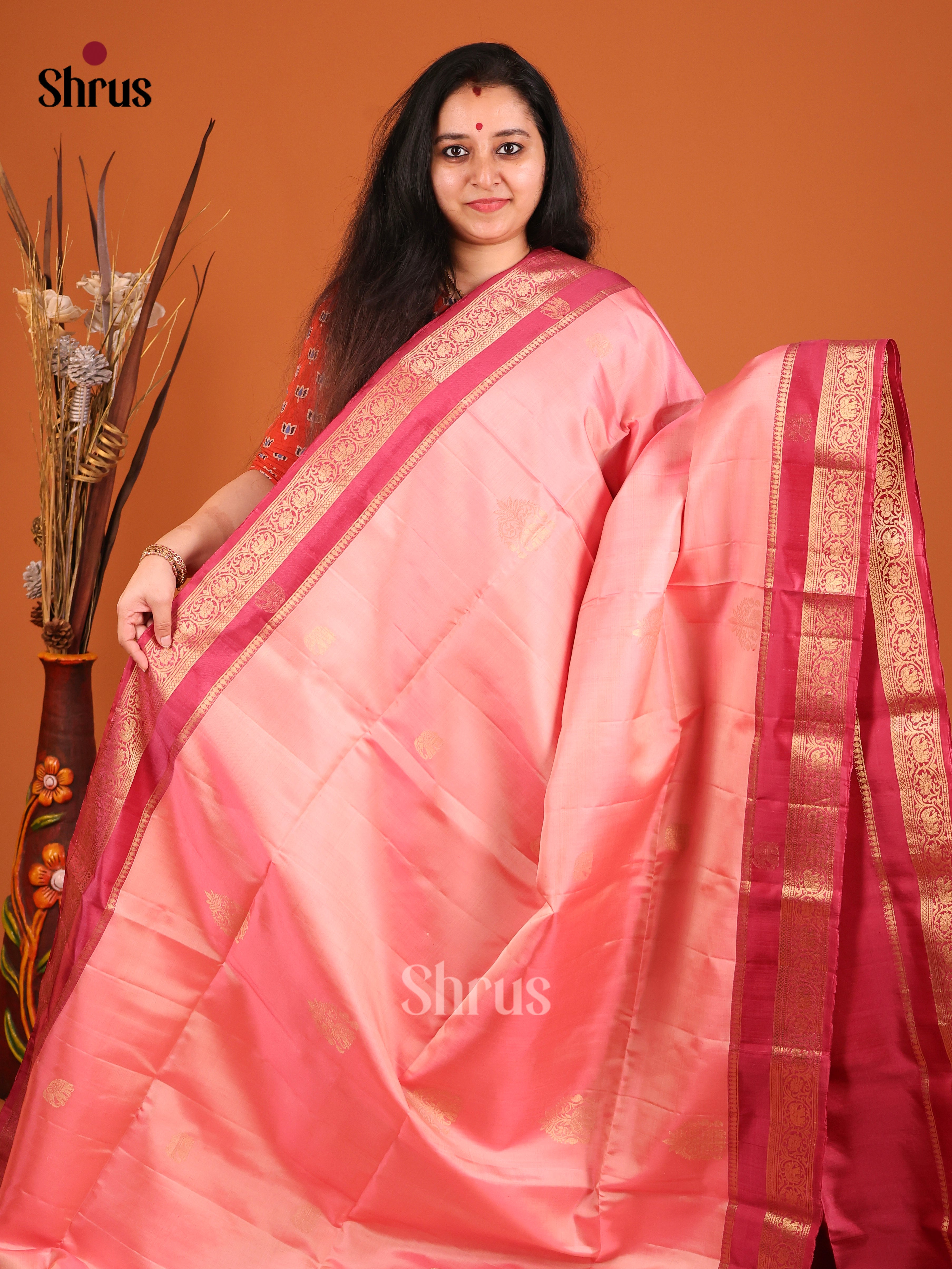 DIS16976 - Soft Silk (HR) Saree - Shop on Shrus.com