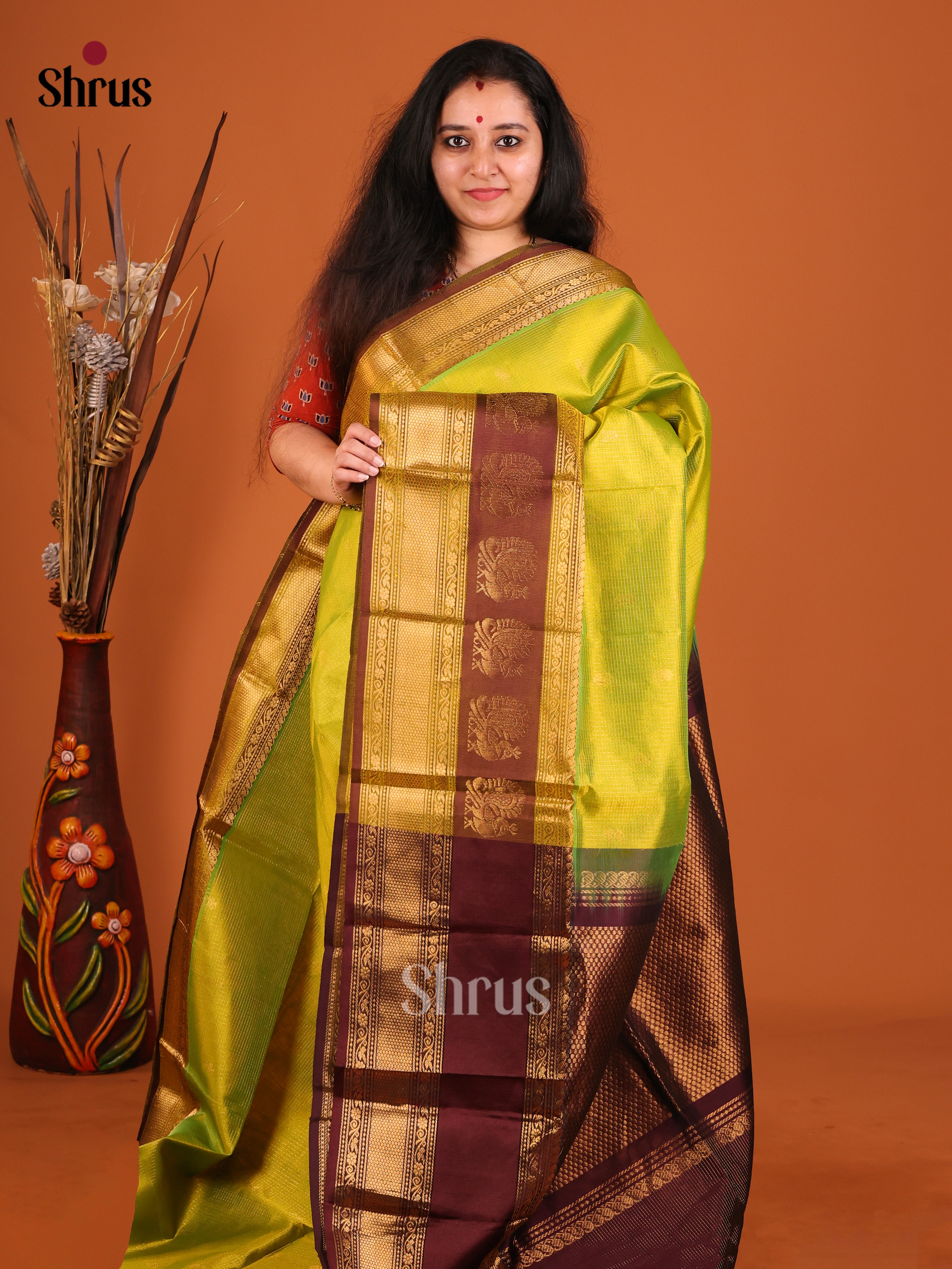 DIS17212 - Korvai-Big border Saree