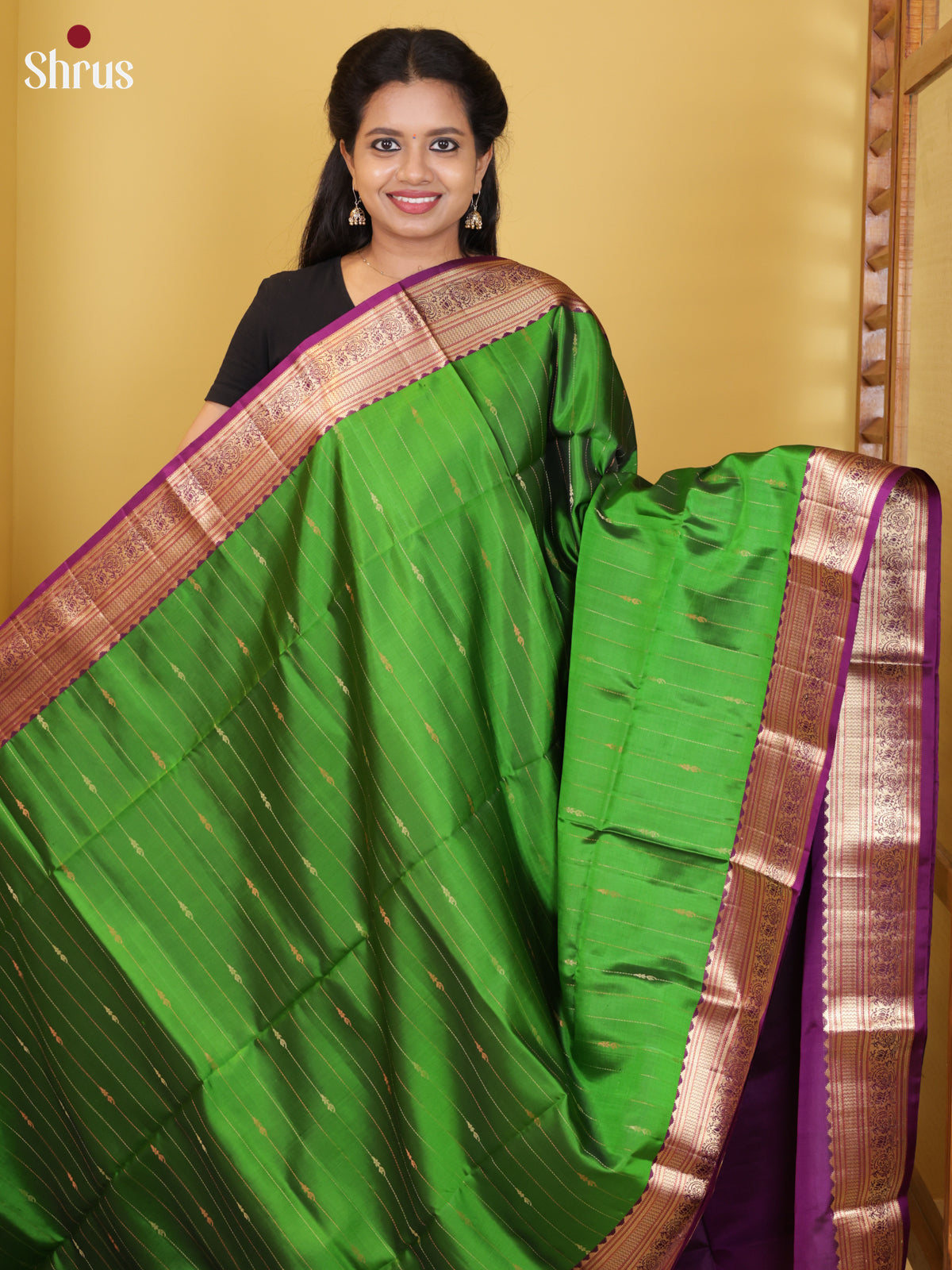 DIS17670 - Soft Silk (HR) Saree - Shop on Shrus.com