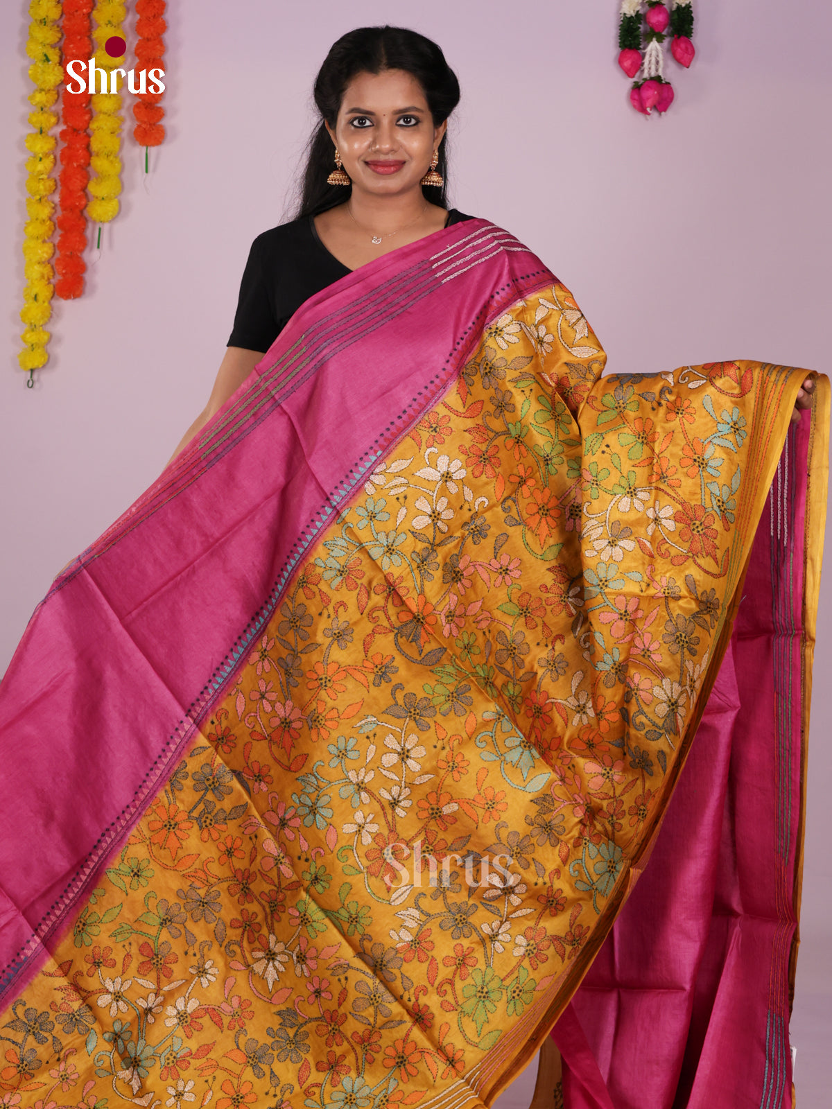 DIS17701 - Tussar Saree - Shop on Shrus.com