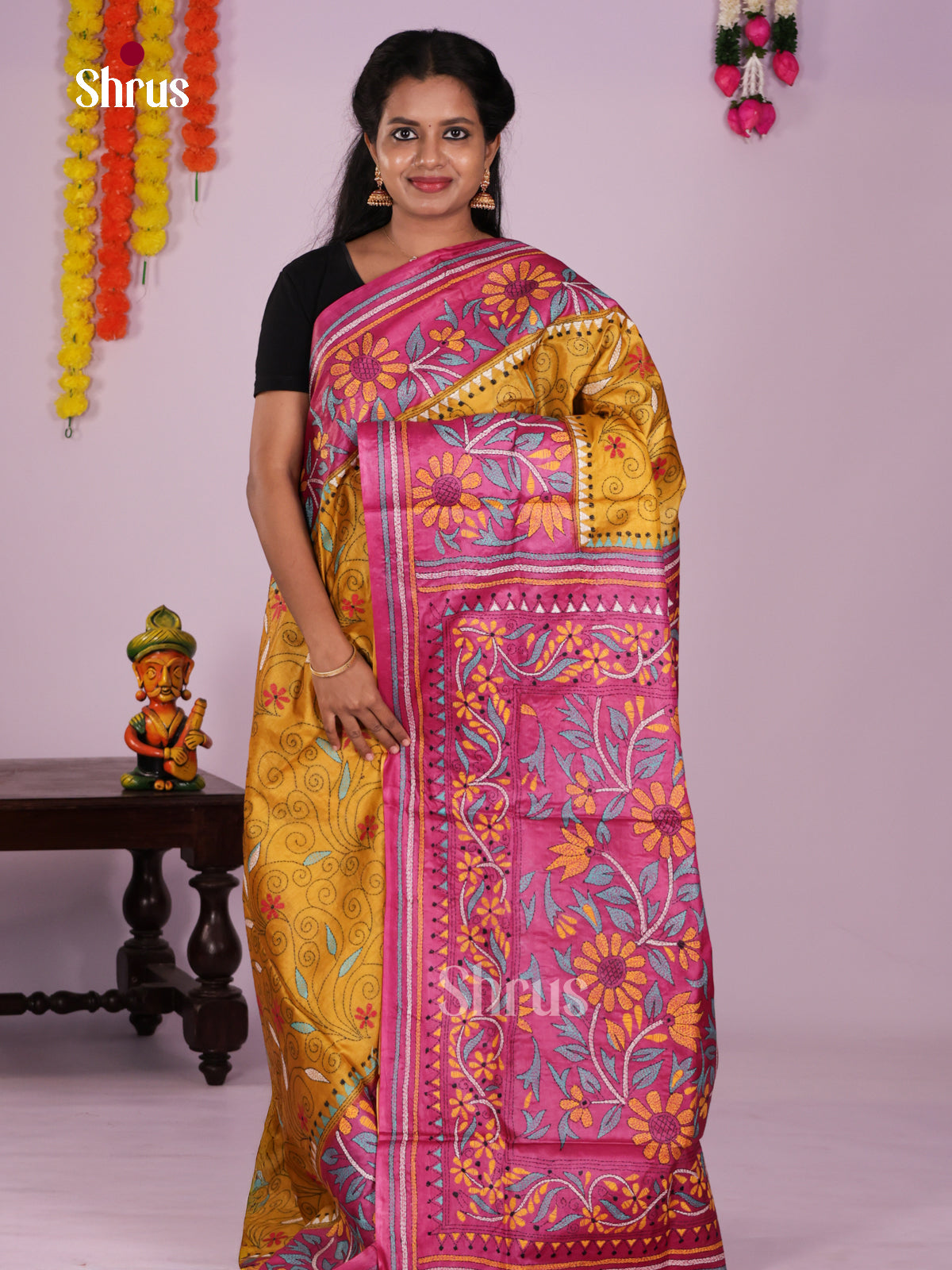 DIS17706 - Tussar Saree - Shop on Shrus.com