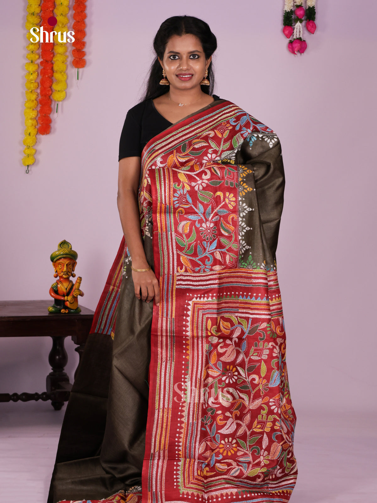 DIS17708 - Tussar Saree - Shop on Shrus.com