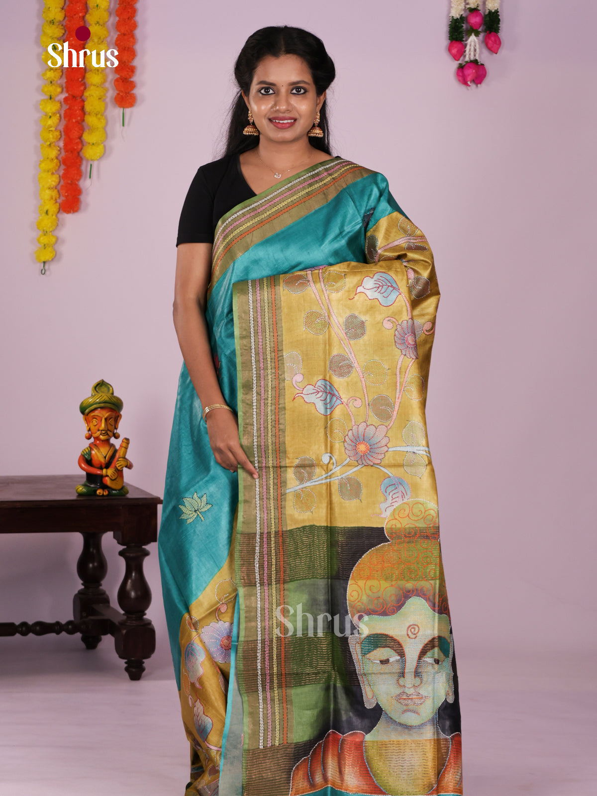 DIS17714 - Tussar Saree - Shop on Shrus.com