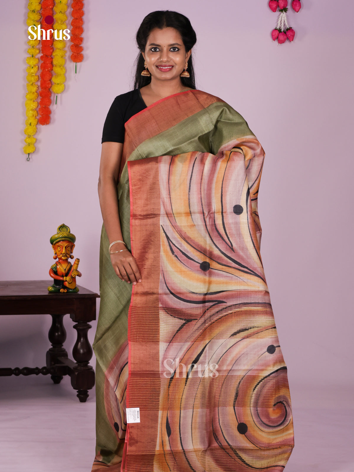 DIS17751 - Tussar Saree