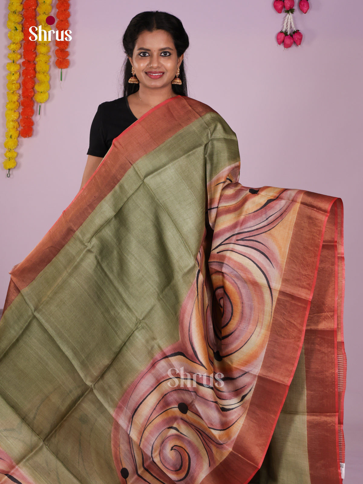 DIS17751 - Tussar Saree