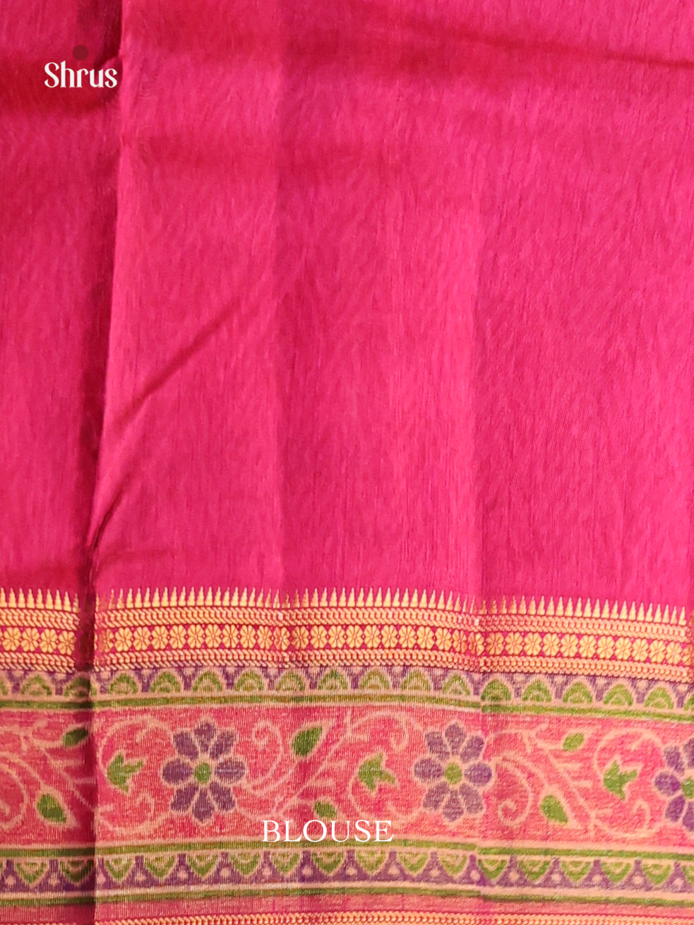 Purple & Pink - Semi Patola Saree