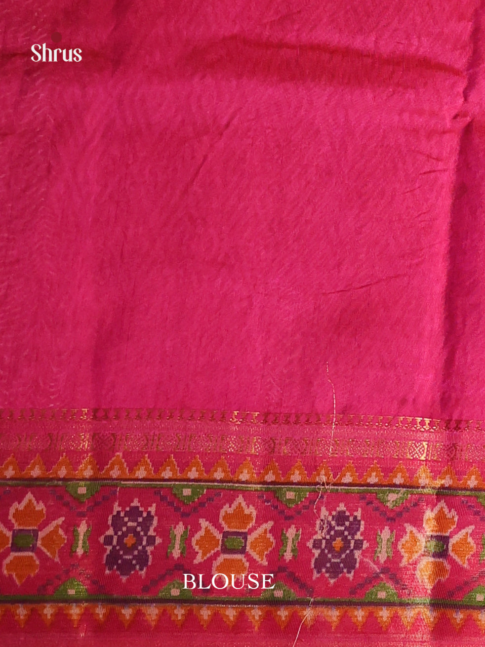 Purple & Pink - Semi Patola Saree
