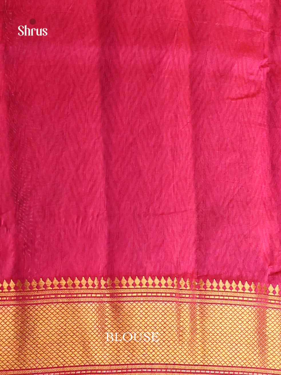 Pink - Semi Patola Saree