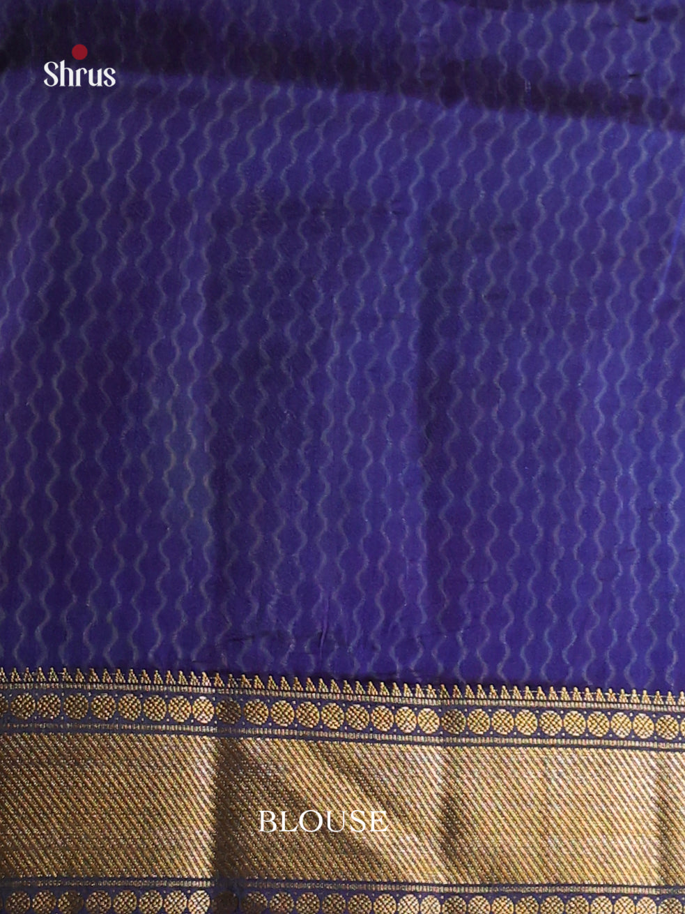 Purple & Blue - Semi Patola Saree