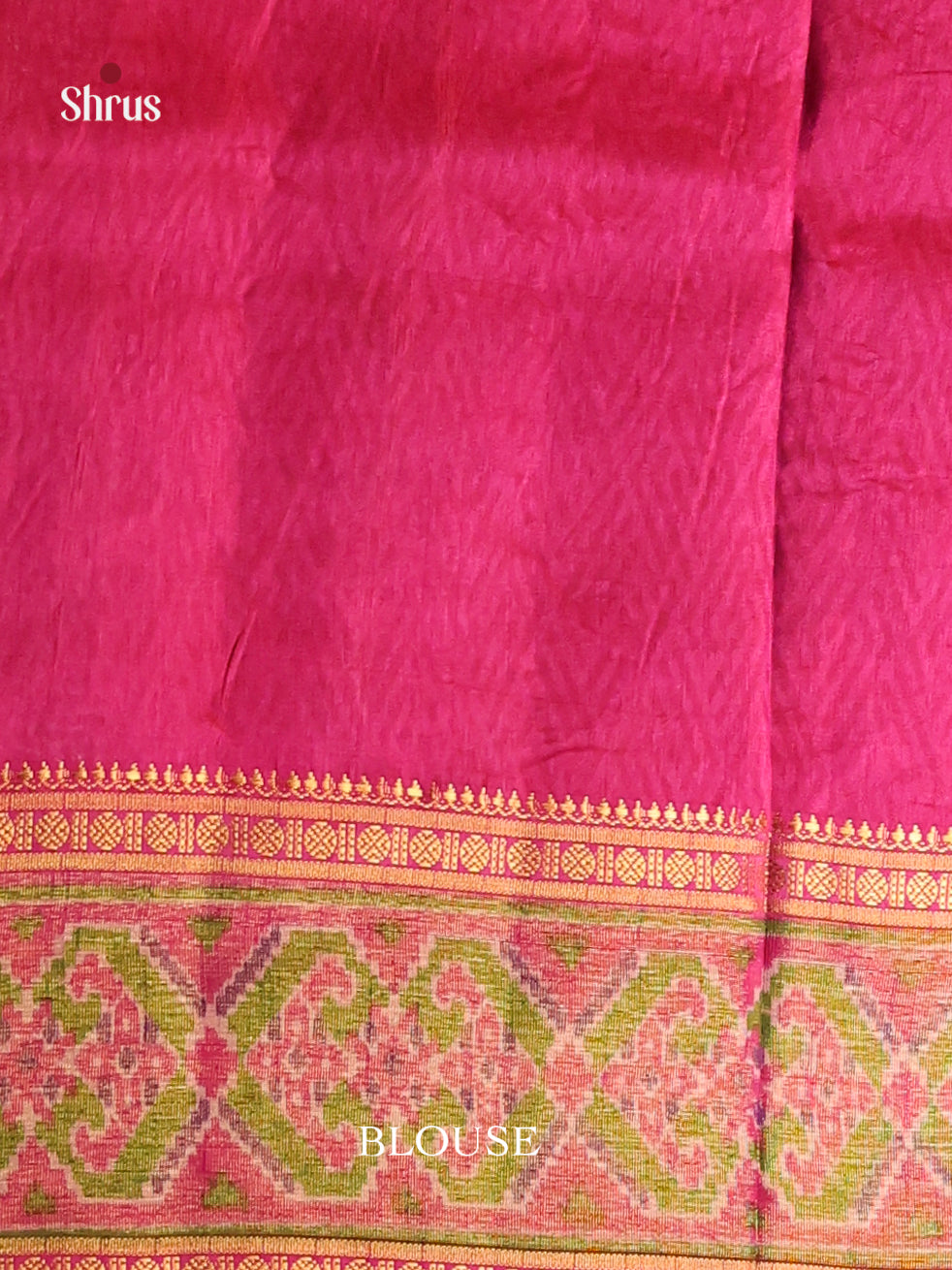 Purple & Pink - Semi Patola Saree
