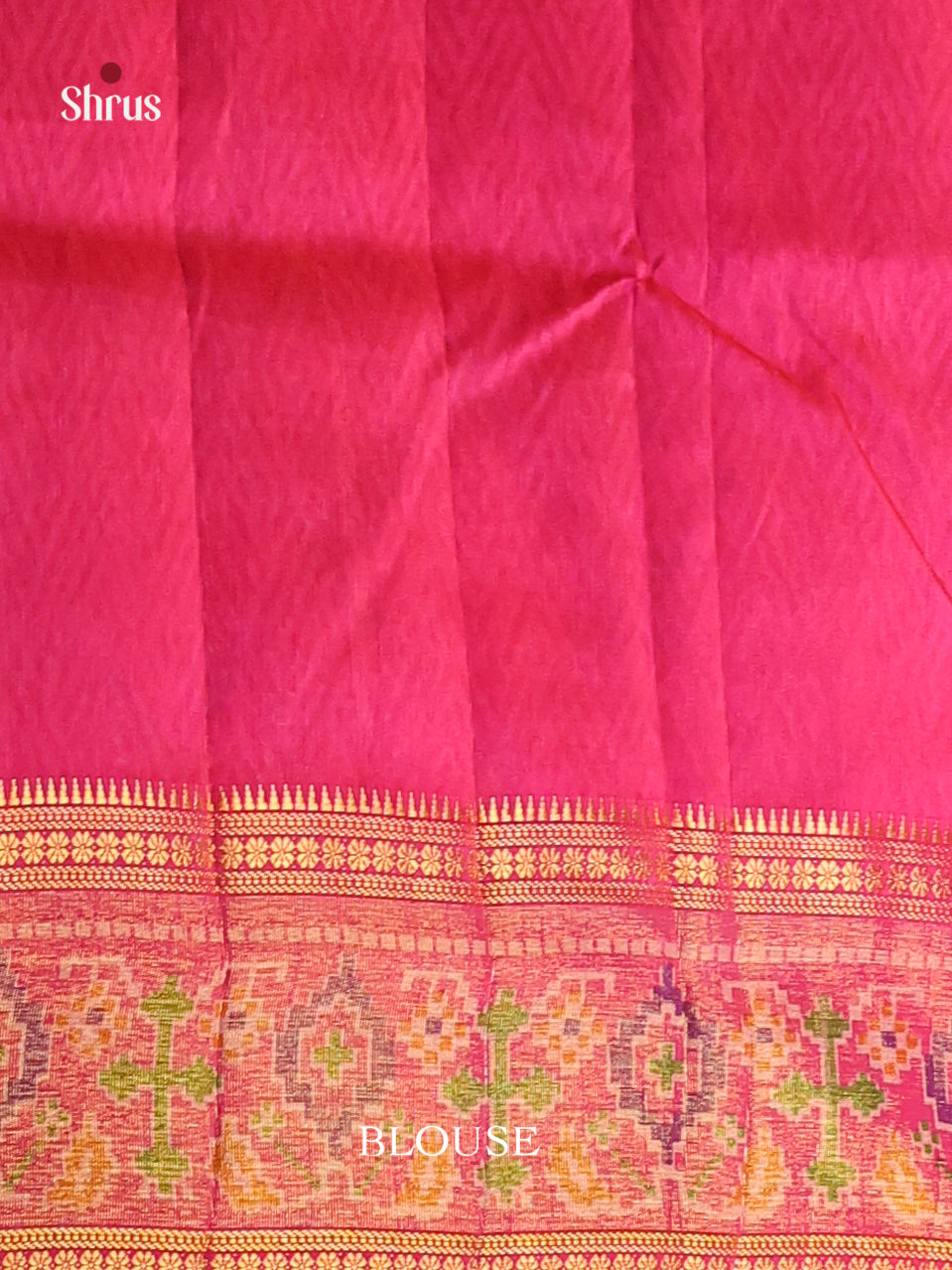 Purple & Pink - Semi Patola Saree