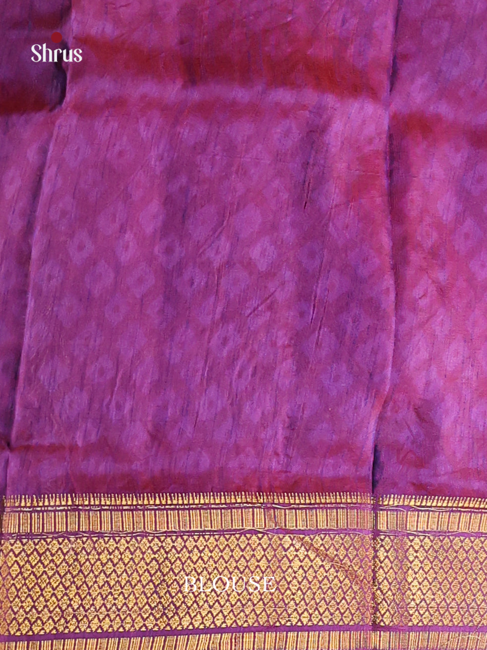 Pink & Purple - Semi Patola Saree