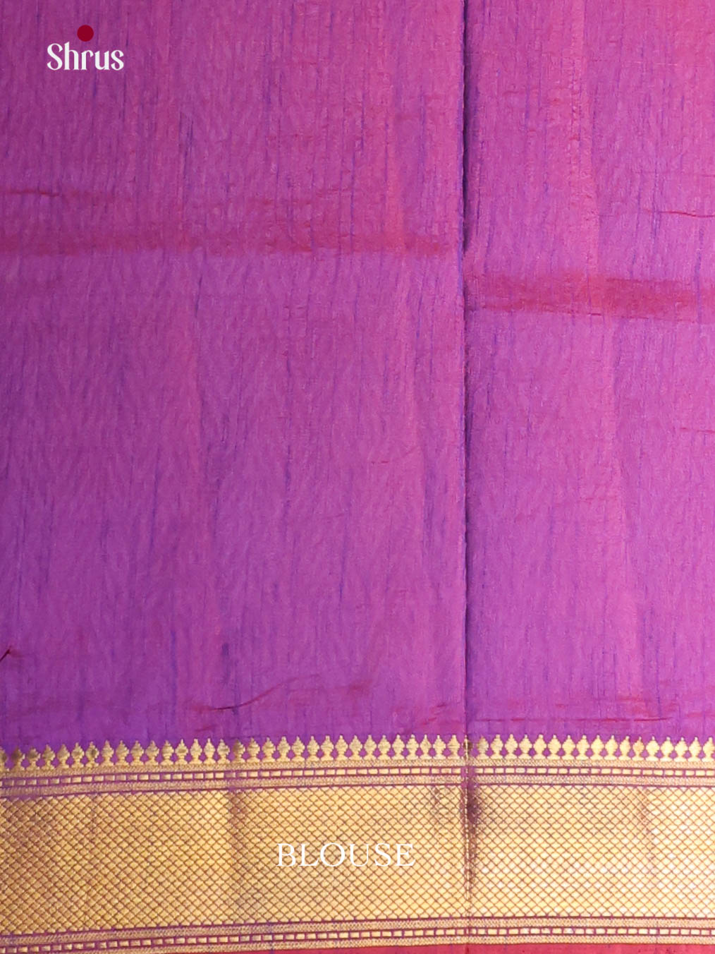 Pink & Purple - Semi Patola Saree