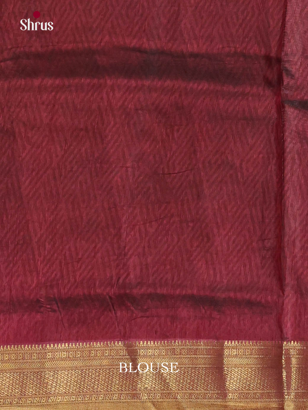 Green & Maroon - Semi Patola Saree