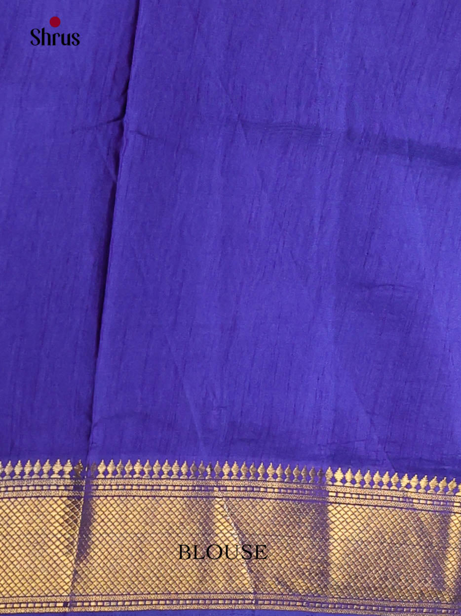 Blue- Semi Patola Saree
