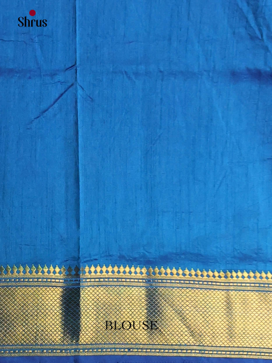 Blue - Semi Patola Saree