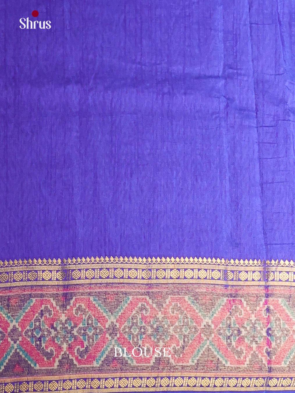Blue - Semi Patola Saree