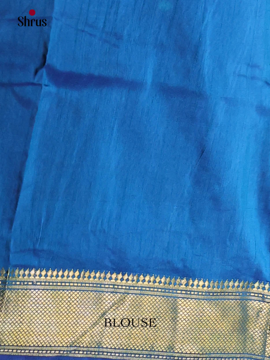 Blue - Semi Patola Saree