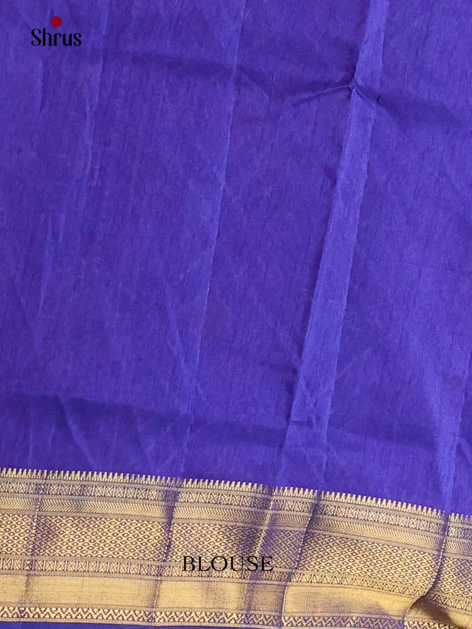 Blue - Semi Patola Saree