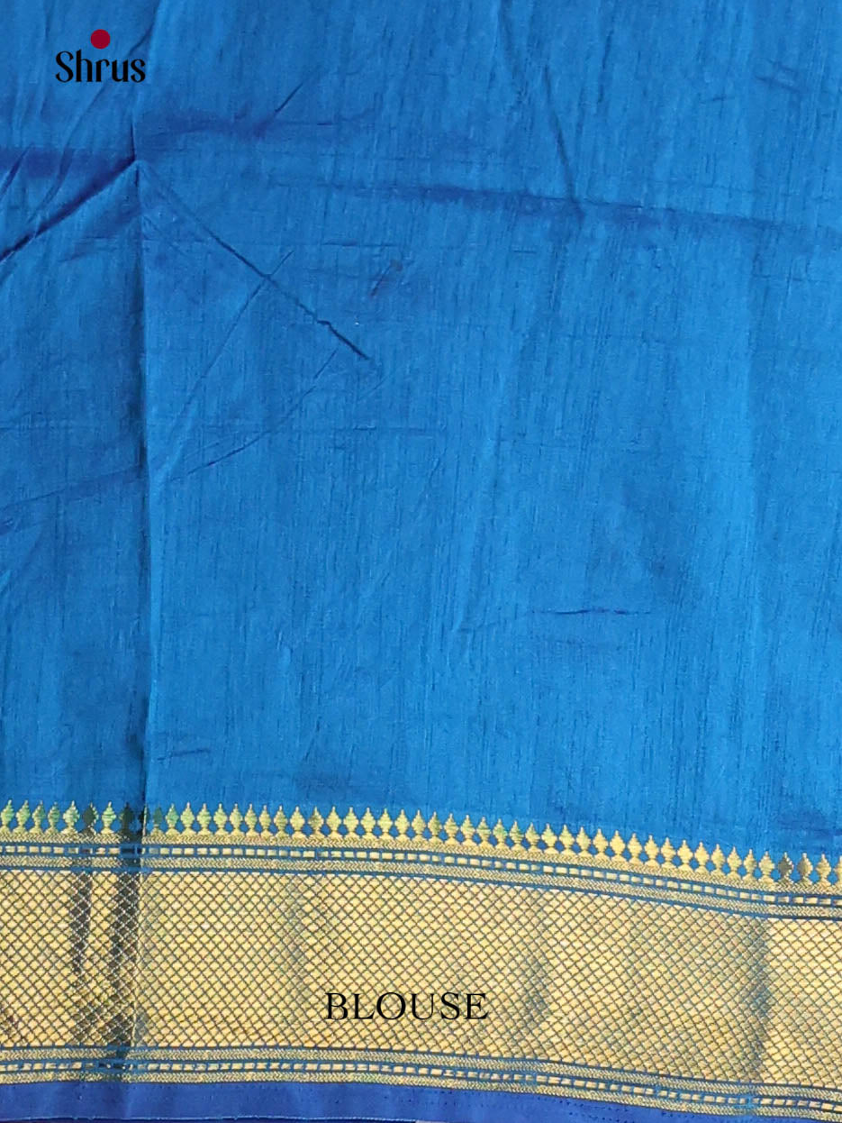 Blue - Semi Patola Saree