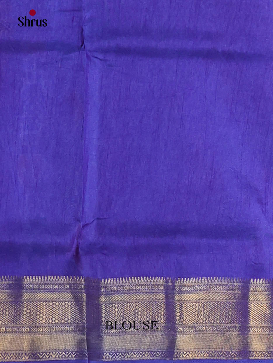 Blue - Semi Patola Saree